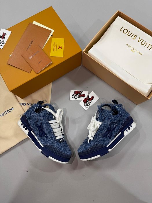 Louis Vuitton Trainer Skate Denim Calitate Superioară