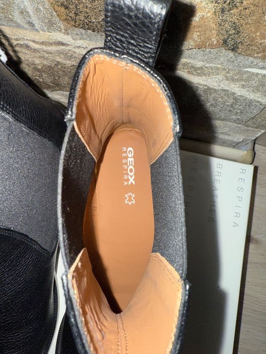 Дамски боти от естествена кожа GEOX