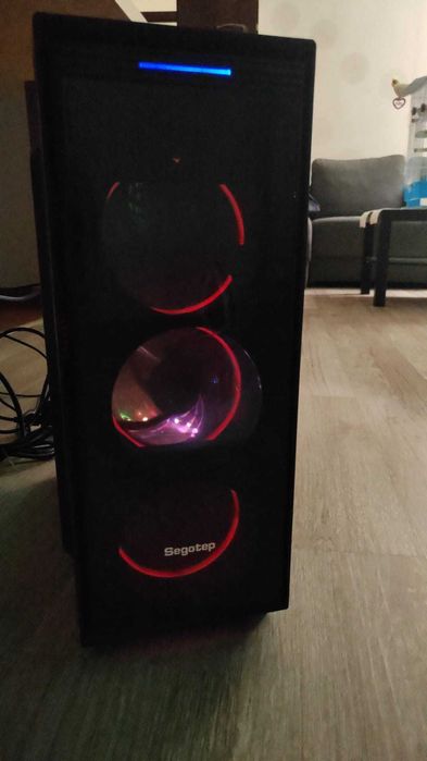 Vand PC gaming cu monitor BenQ 24 inch 144Hz si periferice HyperX