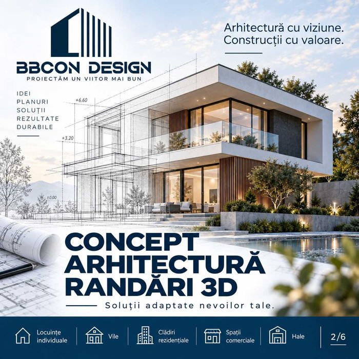 Proiectare case Baia Mare | PAC + Proiect Tehnic | BBCON DESIGN