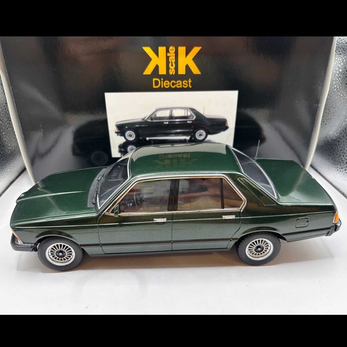 BMW E23 733i 1/18 1977г./тъмнозелен металик/KKscale 1 of 1000