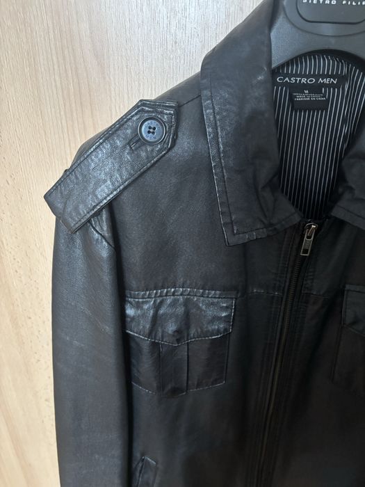 куртка кожаная мужская