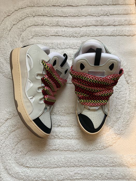 Lanvin Curb White Sneakers
