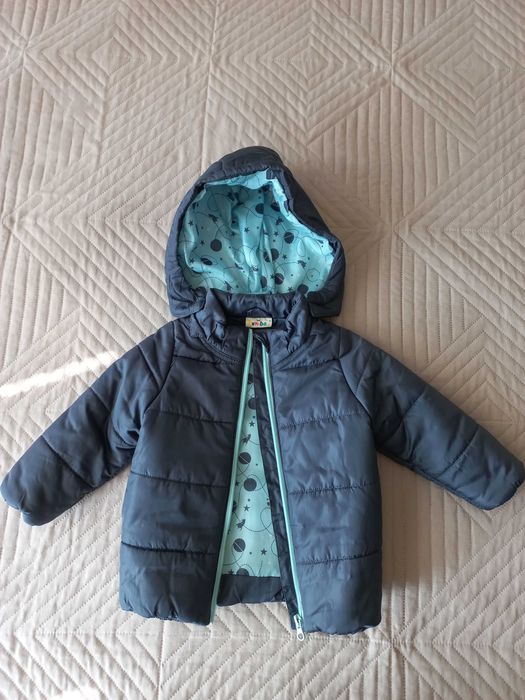 Детско зимно яке за момче Kuniboo, размер 74-80, с качулка