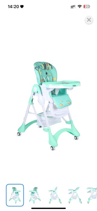 Стульчик Babyton Happy Animals Green