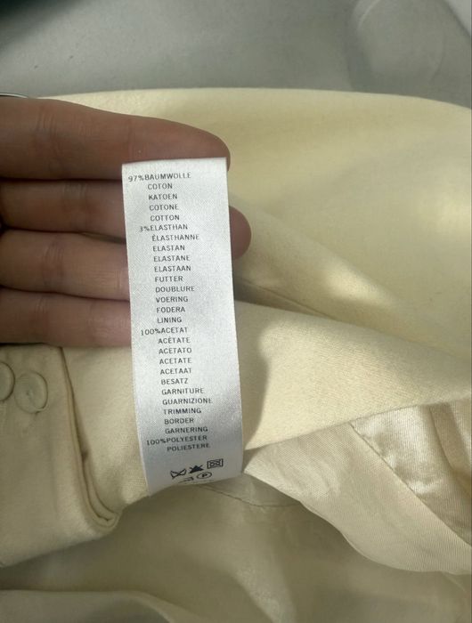 Пиджак сливочного цвета