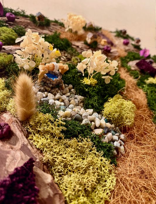 Tablou licheni handmade unicat