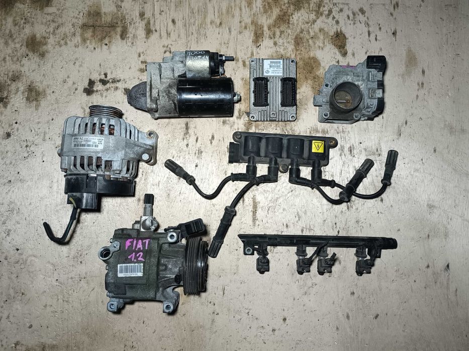 Генератор Стартер Катушка форсунки Fiat 1.2 1.4 Punto Panda Дроссель
