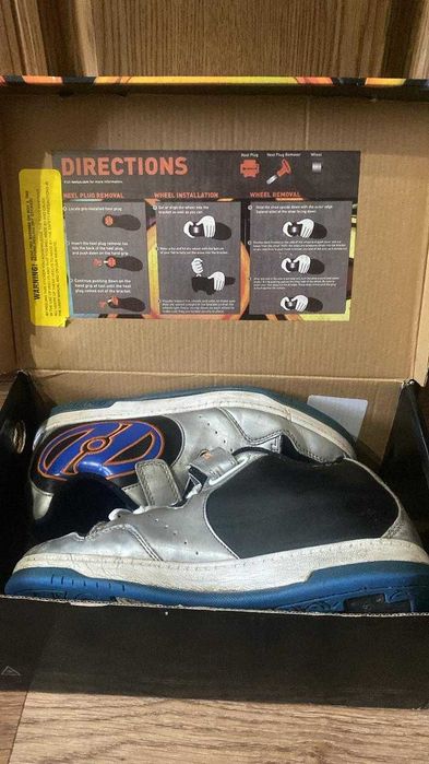 Кроссовки с роликами HEELYS оригинал размер 40