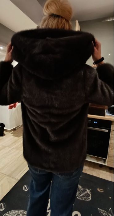 Луксозно палто от норка визон