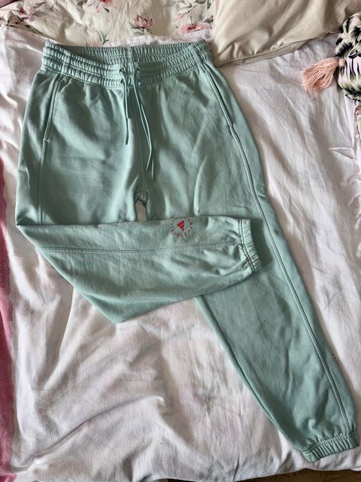 Adidas Stella McCartney Pantaloni Unisex Culoarea Mint