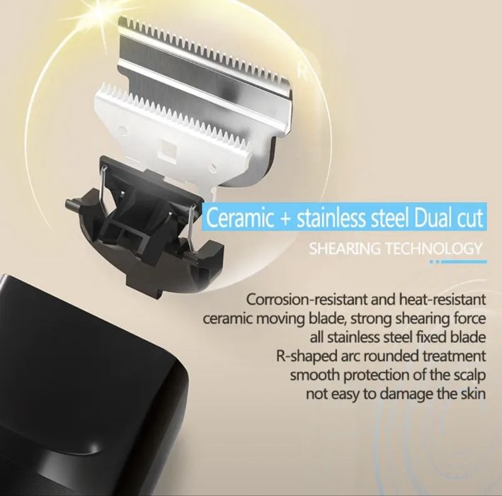Showsee водонепроницаемая перезаряжаемая машинка для стрижки волос