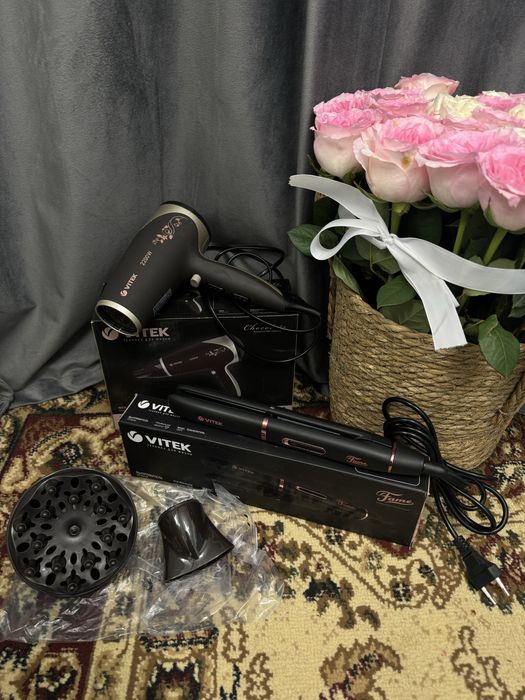 VITEK фирмасынан Выпрямитель мен фен