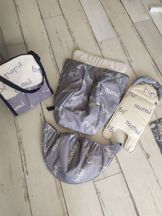 Комбинирана количка 3 в 1 KikkaBoo - Madrid, Grey  + много аксесоари