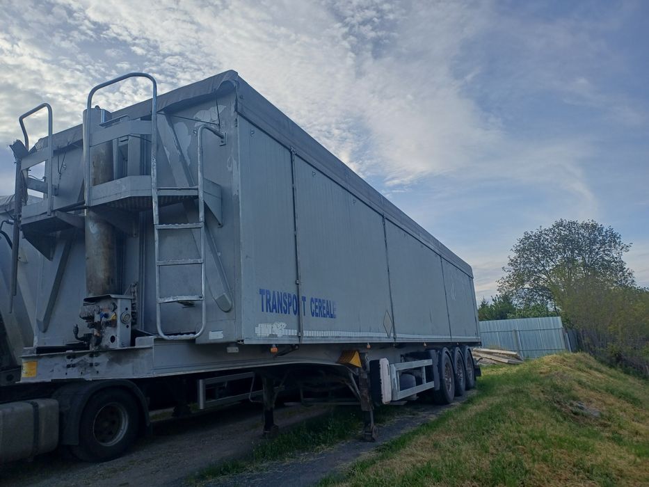 Vând ansamblu Scania R500  V 8  cu Benă cereale Benalu