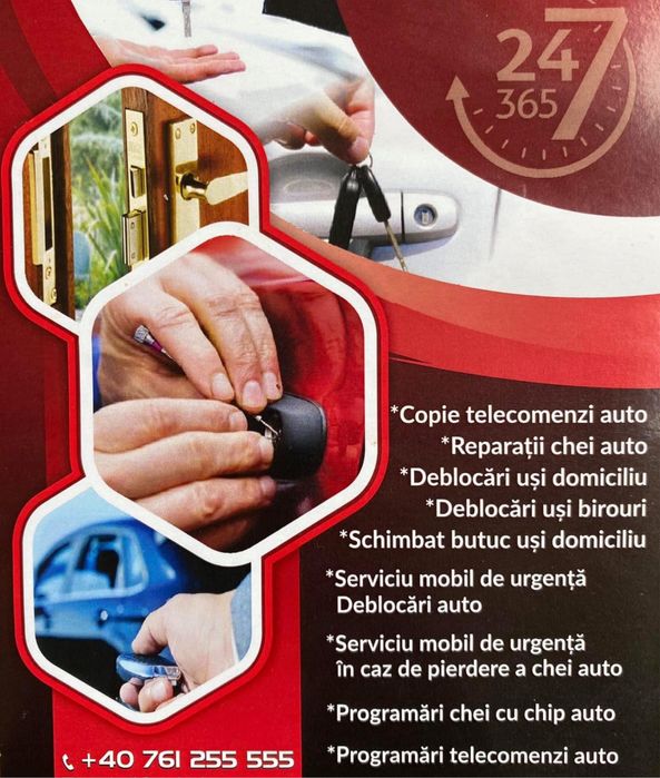 Deblocari usi | Chei auto | Reparatii usi | Servicii Lacatuserie usi