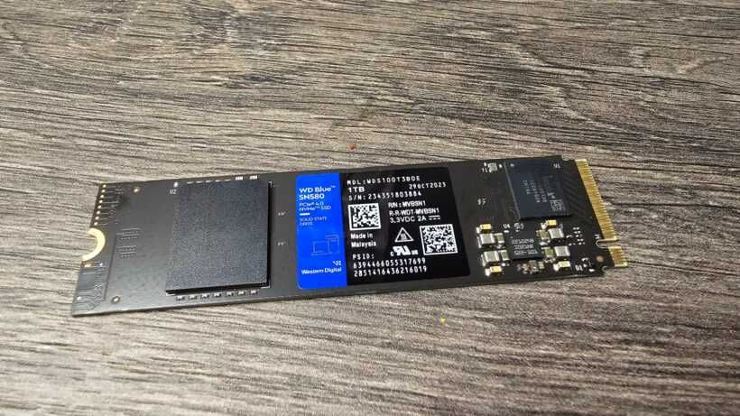 Western Digital 500GB WD Blue SN580 NVMe НОВ