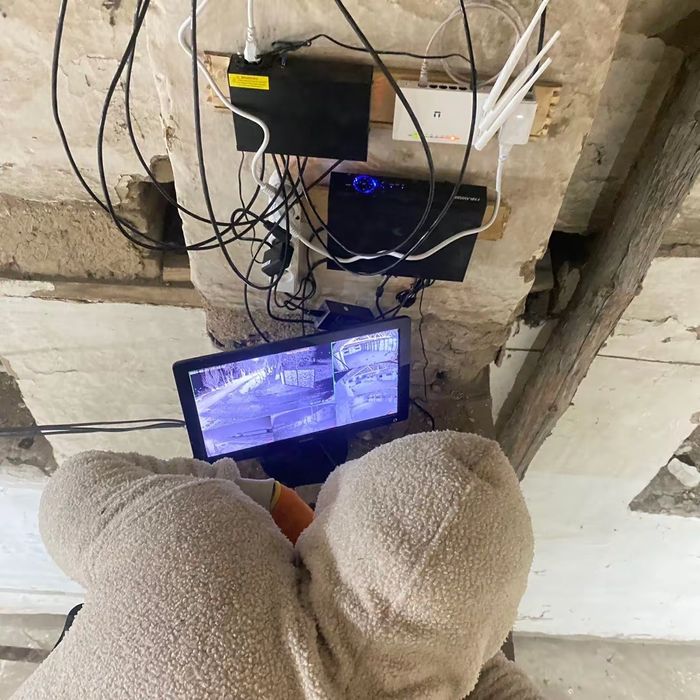 Установка камеры видеонаблюдения