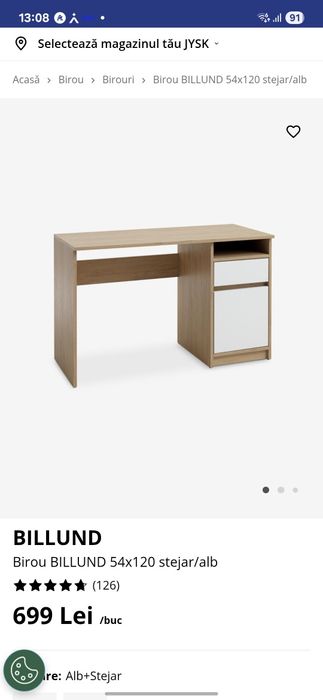 Birou si scaun pachet