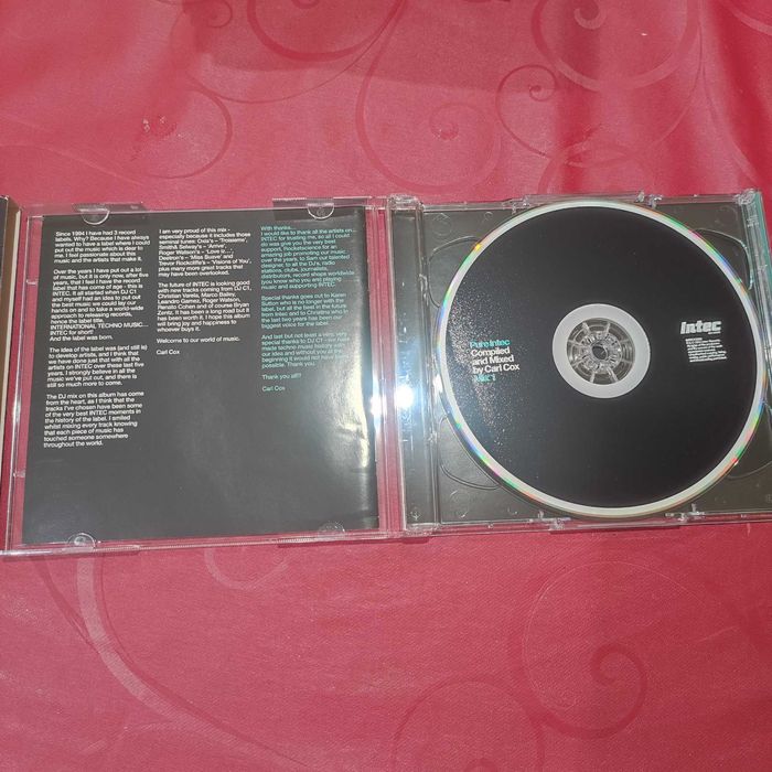 CD Carl Cox – Pure Intec (Compiled and Mixed by Carl Cox) – Оригинален диск