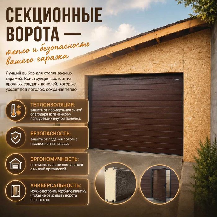 Секционные ворота