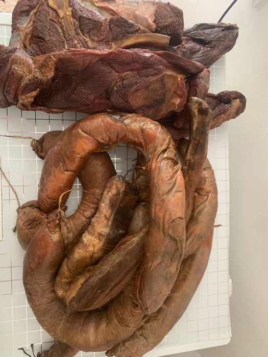 Копченнае мясо и казы