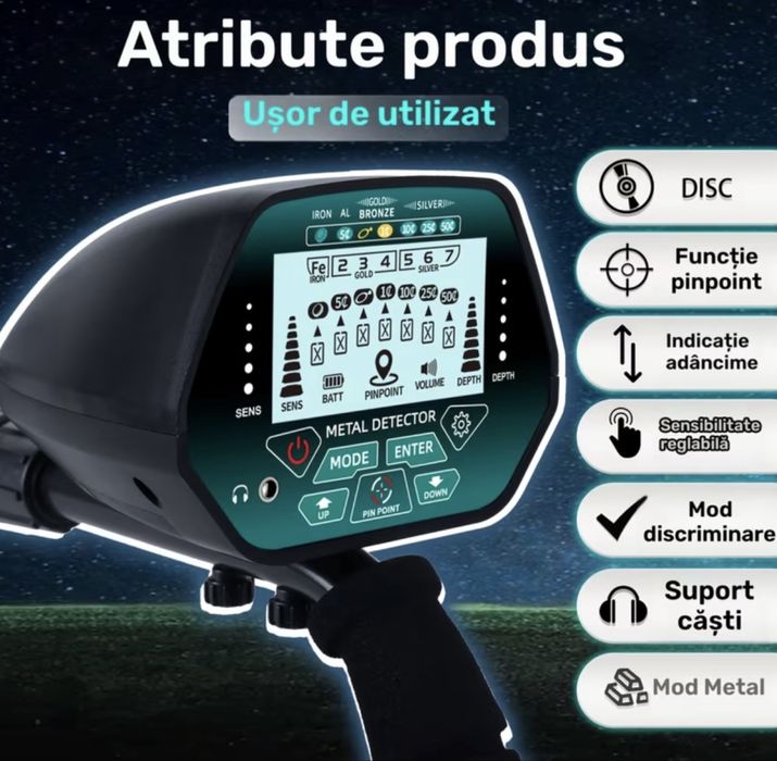 Detector metale nou profesional