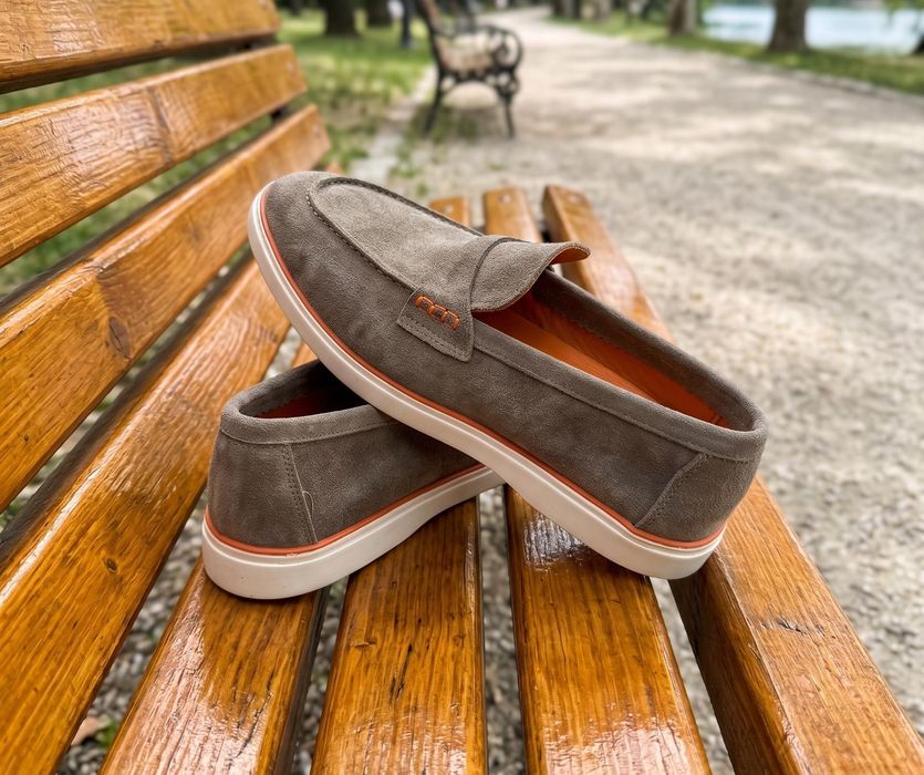 Mocasini Hermes - Premium - Piele intoarsa