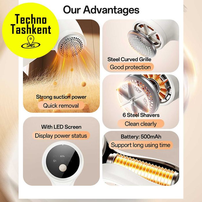 Беспроводная машинка для удаления катышков Yesido EC19 Fabric Shaver