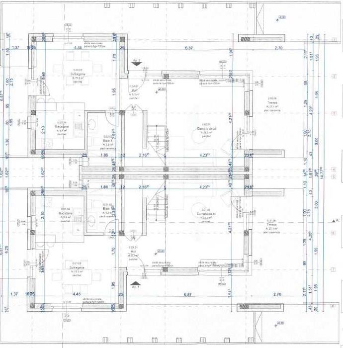 Teren 1000 mp cu autorizatie de construire duplex si utlitilati