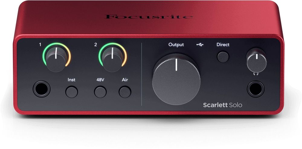 Продается звуковая карта Focusrite Scarlett Solo (4th Generation)