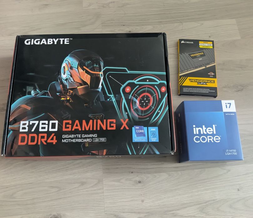 Kit i7 14700 32GB DDR4 B760 Gigabyte Gaming X
