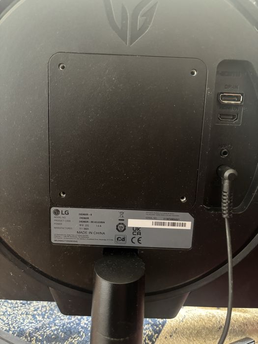 Гейминг монитор LG - 24GN60R-B (за части)