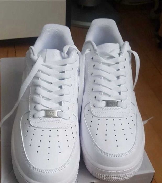 *ULTIMELE PERECHI* Nike Air Force 1 white - verificare colet