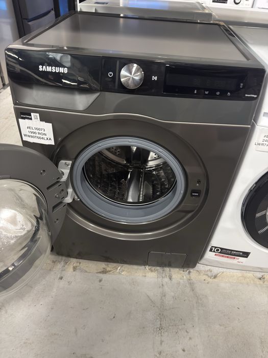 Masina de spalat rufe Samsung SmartThings WW80T604LXA, 8kg, WIFI, factura si garantie