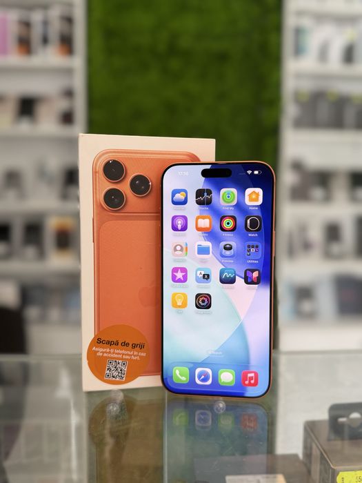iPhone 17 Pro Max 256Gb Orange/Baterie100%/Garantie 12 luni @atsgsm.ro