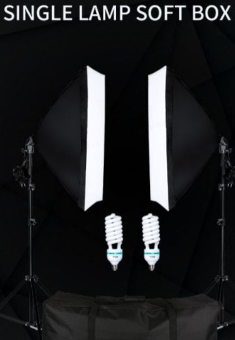 2бр. осветление за фото студио / Софтбокс