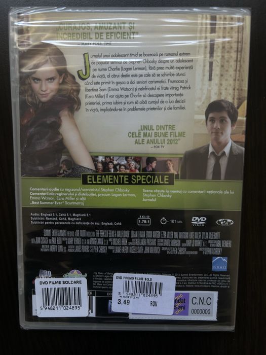 DVD - Perks of being a Wallflower
