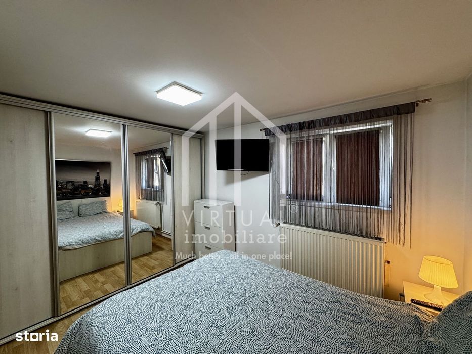 Apartament cu 4 camere, 82mp utili + balcon, recent renovat