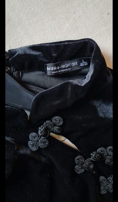 Salopeta scurta din catifea