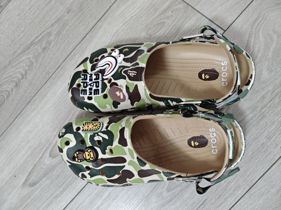Crocs bape green