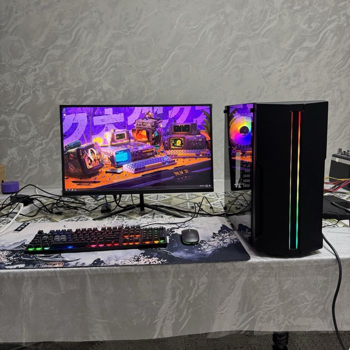 Игровой ПК / RX 6400 4GB / Intel Core i5 / 8GB RAM / SSD 240GB