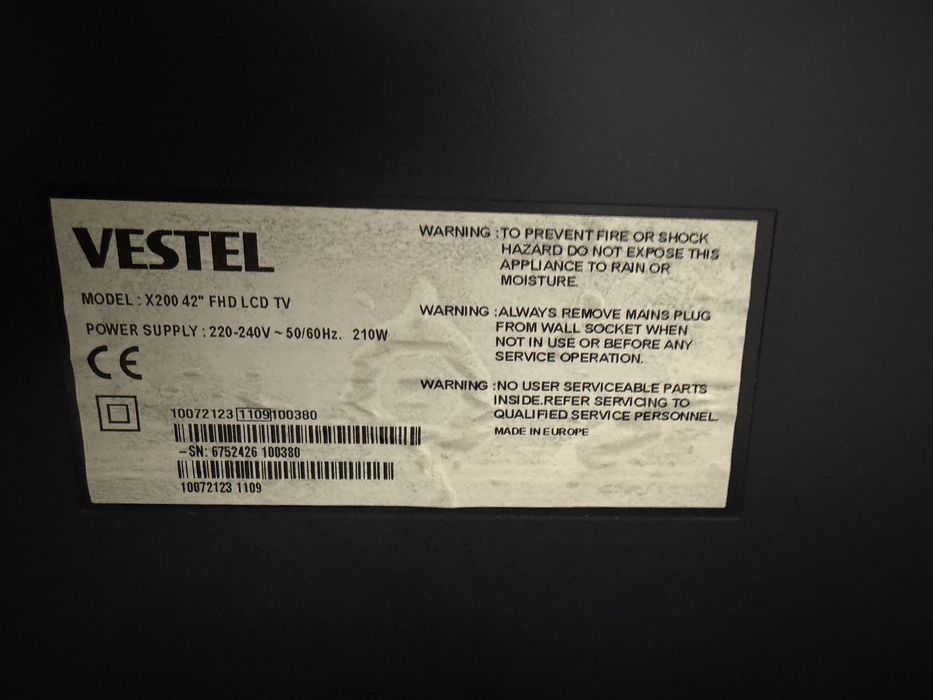 Продаю телевизор vestel