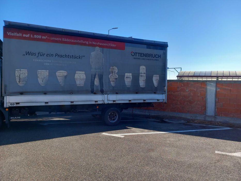 Man TGL Iveco  caroserie cu prelata - LIFT HIDRAULIC