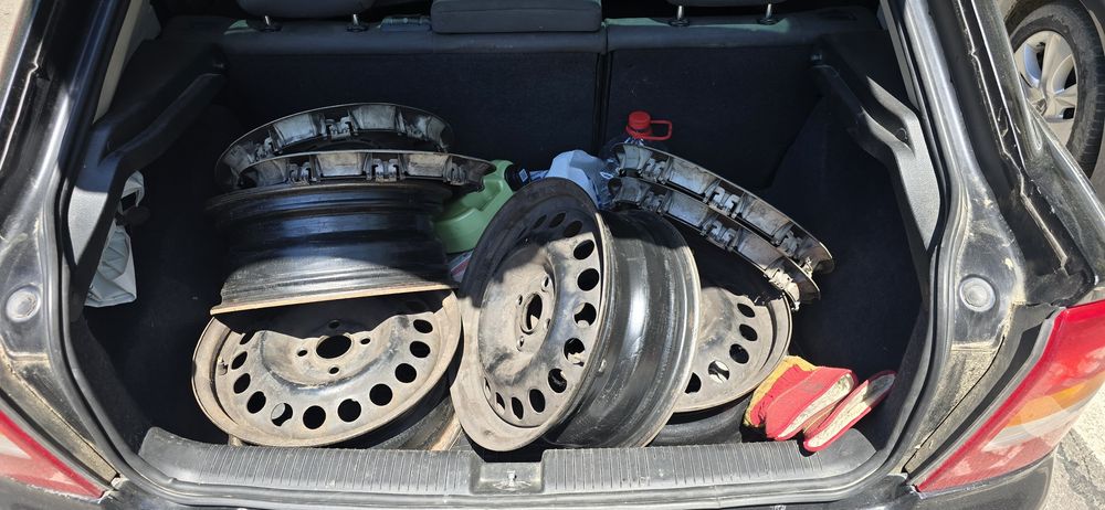 Jante Opel 15 4x100 tabla si capace originale Opel