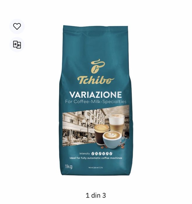 Cafea tchibo boabe 1 kg- caffe crema/variazione