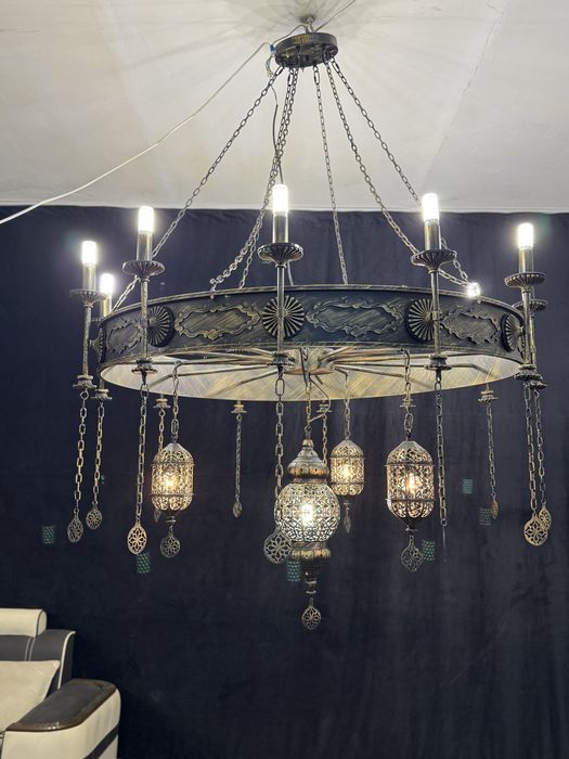 Люстра ручной работы