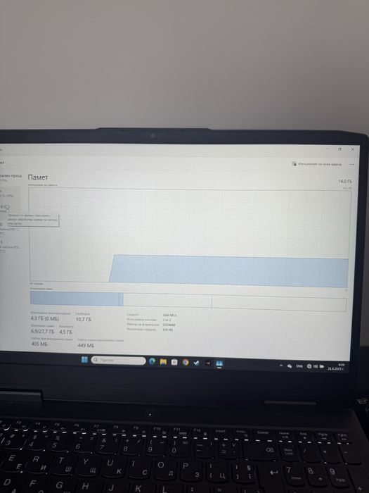 Мощен геймърски лаптоп Lenovo LOQ RTX 4060 ; ryzen 5 7640HS