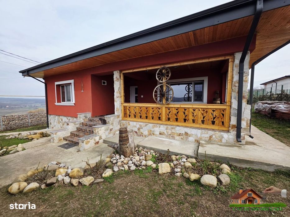 Casă PARTER 78 mp mobilată utilată TEREN 450 mp CORNESTI  119.900 euro