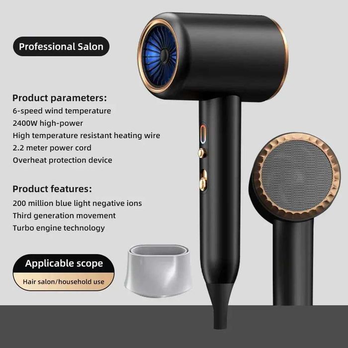 Професионален сешоар STL-8108PRO с дифузер и концентратор